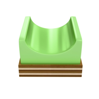 Silicon Pad For Pad Printing With Wooden Base